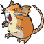 Rattata and Raticate pointer cursor