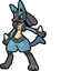 Riolu and Lucario pointer cursor