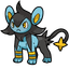 Shinx and Luxio pointer cursor