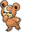 Teddiursa and Ursaring default cursor
