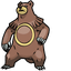 Teddiursa and Ursaring pointer cursor