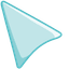 Powder Blue default cursor