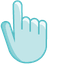 Powder Blue pointer cursor