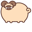 Pusheen Bone Treats pointer cursor