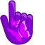 Purple Butterfly pointer cursor