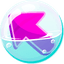 Purple Soap Bubble default cursor