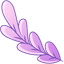 Purple Flower default cursor