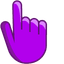 Royal Violet pointer cursor