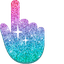 Iridescent Glitter pointer cursor