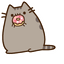 Pusheen Eating Donut default cursor