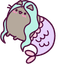Summer Pusheen pointer cursor