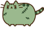 Zombie Pusheen pointer cursor