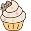 Pusheen Cupcake pointer cursor