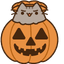 Spooky Halloween Pusheen pointer cursor