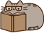 Bookworm Pusheen pointer cursor