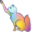 Rainbow Whiskers default cursor