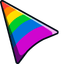 Rainbow Cursor Pack default cursor