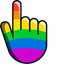 Rainbow Cursor Pack pointer cursor