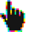 Gaming Pixel Grid pointer cursor