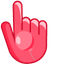 Hot Red Balloon pointer cursor