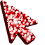 Red Confetti default cursor