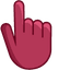 Floral Hibiscus pointer cursor