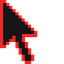 Red Orange Blaze default cursor