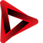 Red Penrose default cursor