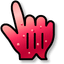 Strawberry Jam pointer cursor