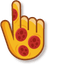 Pizza Slice pointer cursor