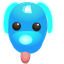 Blue Dog pointer cursor