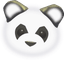 Lunar Glow Panda pointer cursor