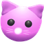 Pink Cat pointer cursor