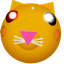 Whisker Orange Cat pointer cursor