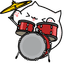 Rock Bongo Cat pointer cursor
