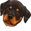 Rottweiler Puppy pointer cursor