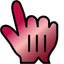 Ruby Radiance pointer cursor