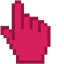 Ruby Gemstone pointer cursor