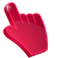 Radiant Ruby pointer cursor