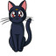Cute Cursor Pack for Sailor Moon Luna and Artemis default cursor