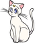 Cute Cursor Pack for Sailor Moon Luna and Artemis pointer cursor