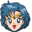 Sailor Mercury Cute Cursor Pack pointer cursor