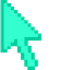 Seafoam Green default cursor