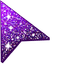 Violet Sparkle default cursor