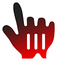 Sin City Neon pointer cursor