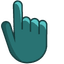 Skobeloff Green pointer cursor