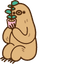 Sloth and Plant pointer cursor