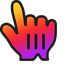 Social Media Blend pointer cursor