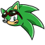 Scourge the Hedgehog pointer cursor