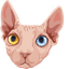 Sphynx Snuggle pointer cursor